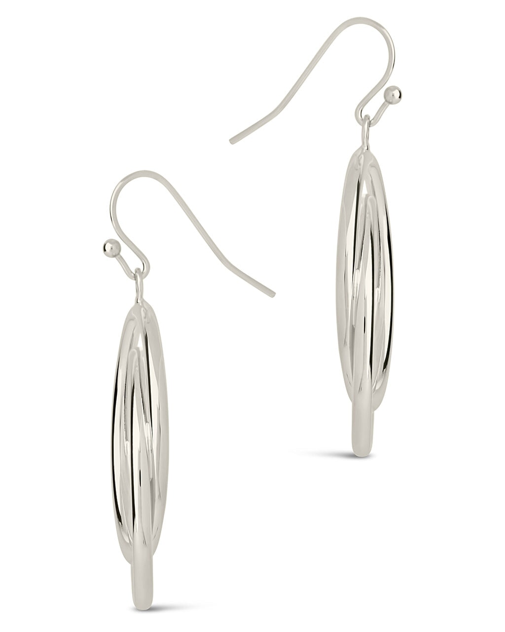 Claudie Interlocking Circle Dangle Earrings