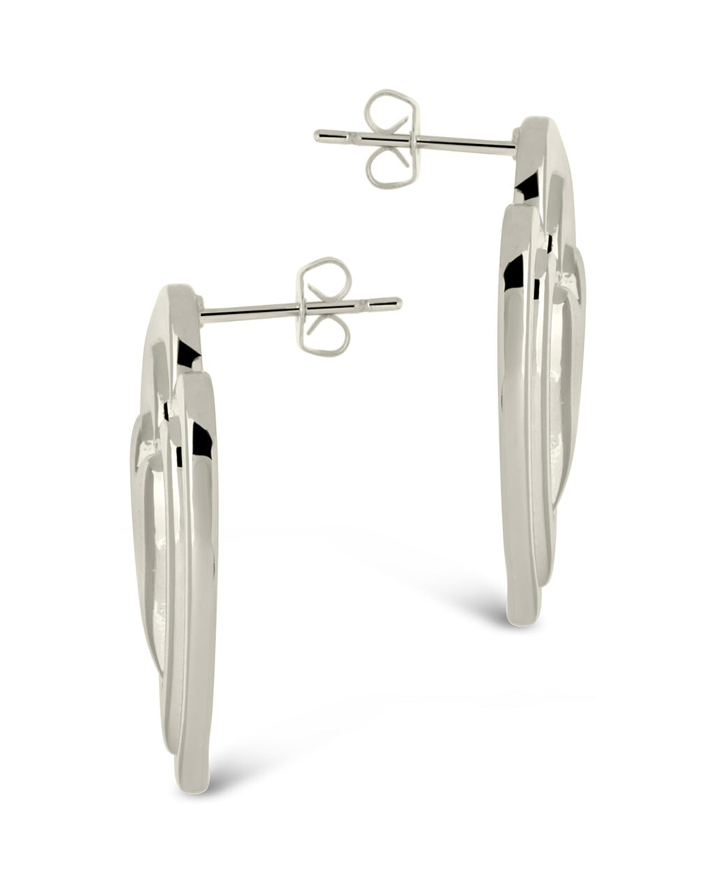 Beating Heart Statement Stud Earrings