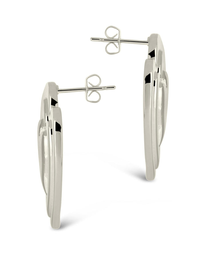 Beating Heart Statement Stud Earrings