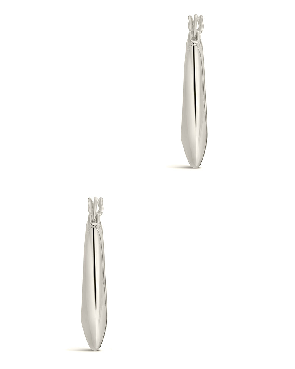 Indy Elongated Hoop Earrings