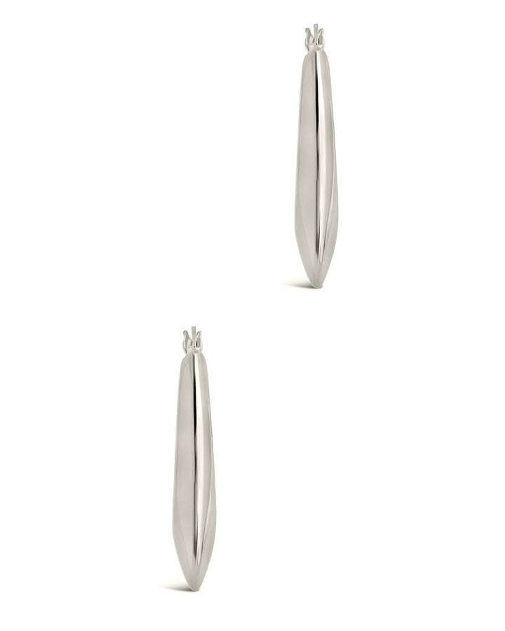 Indy Elongated Hoop Earrings