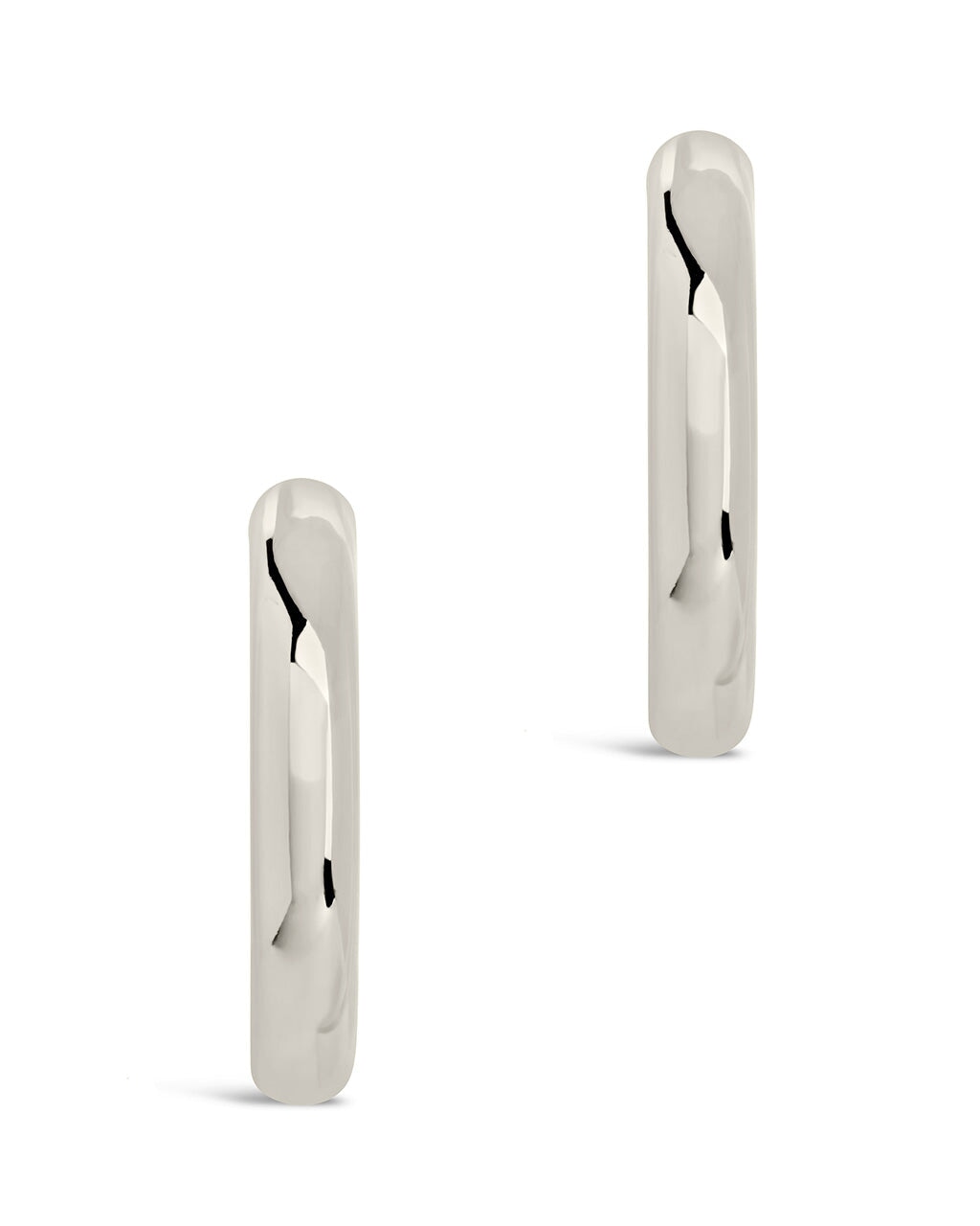 Rory Polished Tube Hoop Earrings