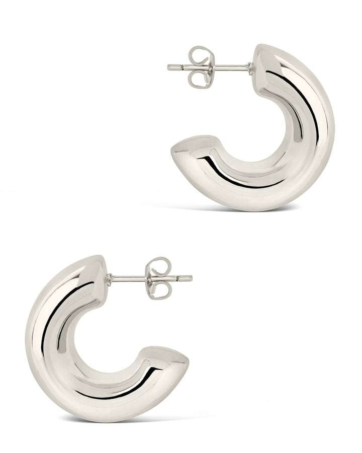 Marley Polished Chunky Hoop Earrings