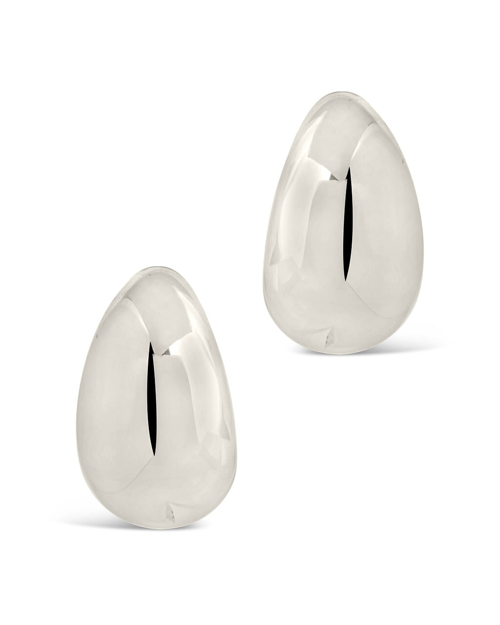 Eclipse Polished Hoop Earrings