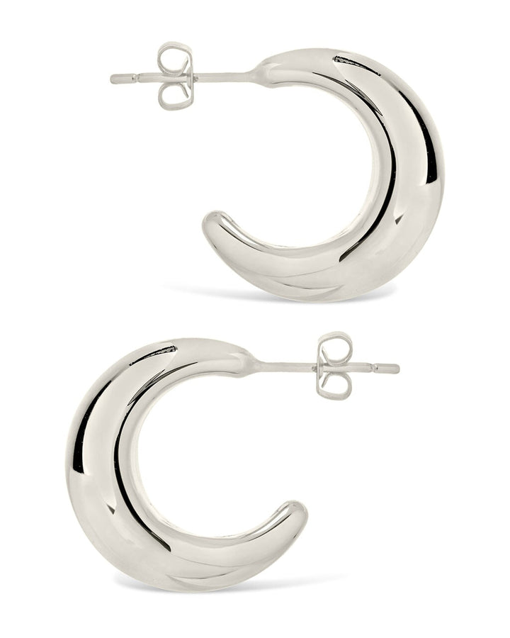 Eclipse Polished Hoop Earrings