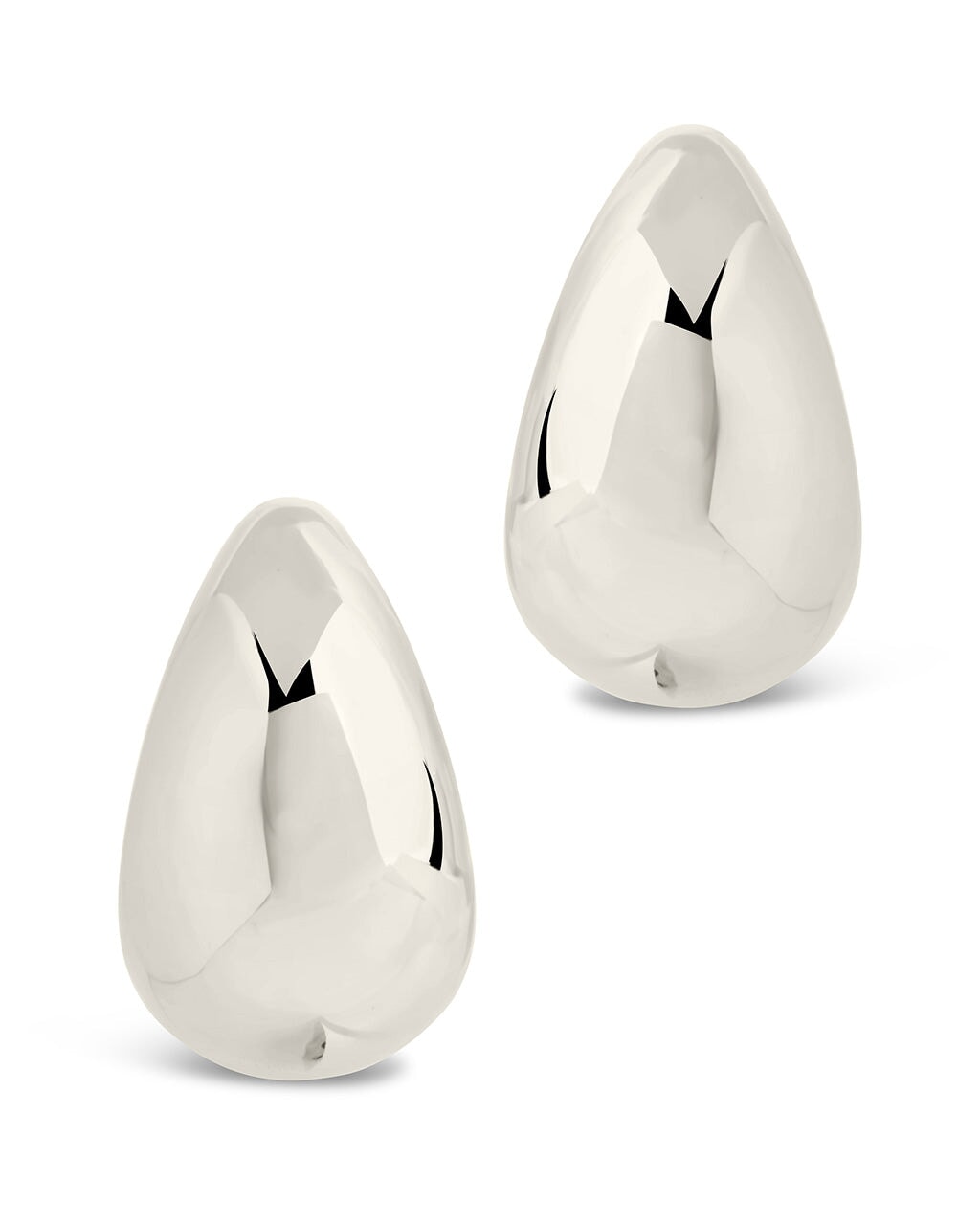 Eclipse Polished Hoop Earrings