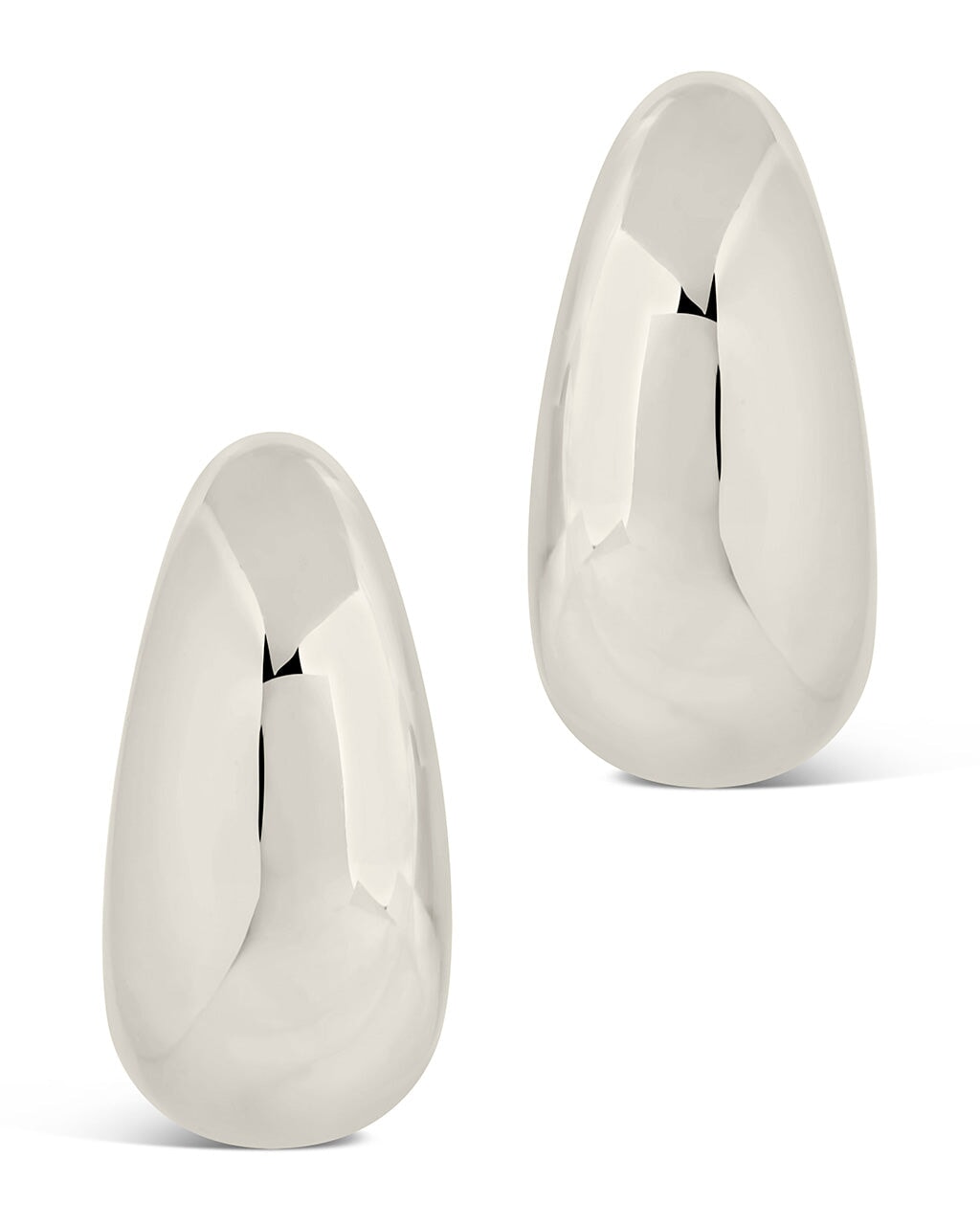 Eclipse Polished Hoop Earrings