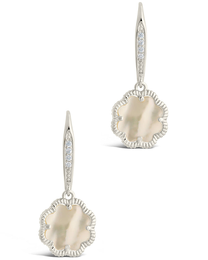 Rose Petal Short Drop Earrings