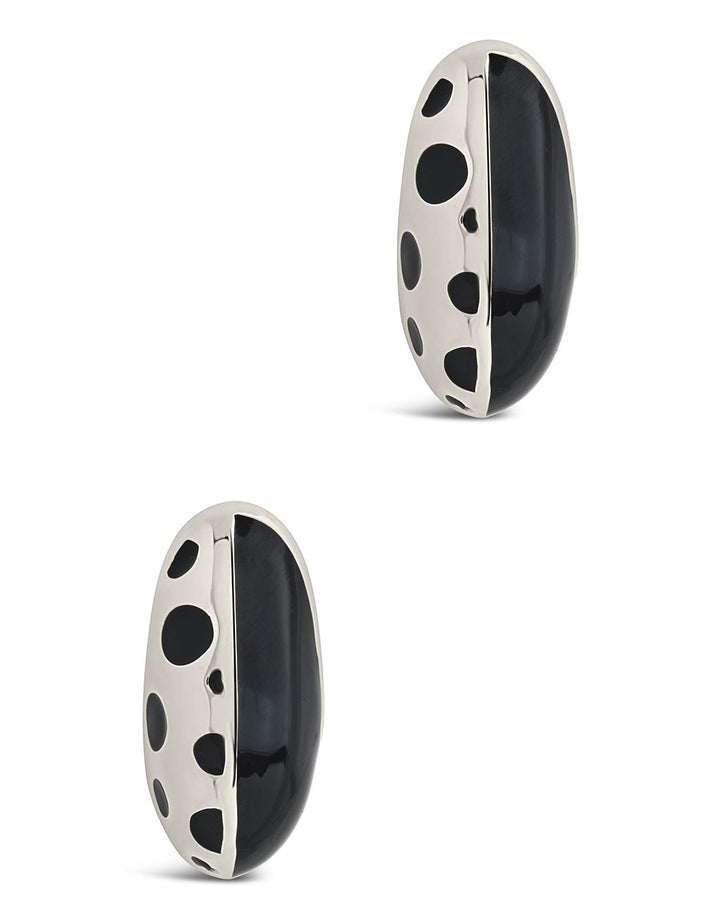 Lisha Enamel Hoop Earrings