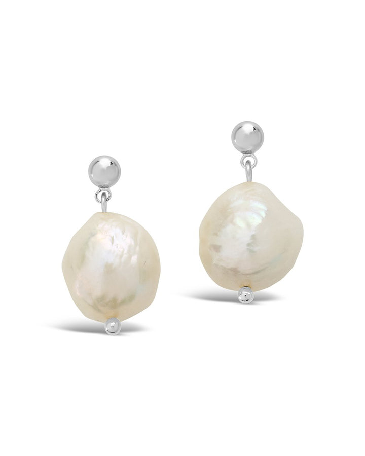 Large Baroque Pearl Drop Studs