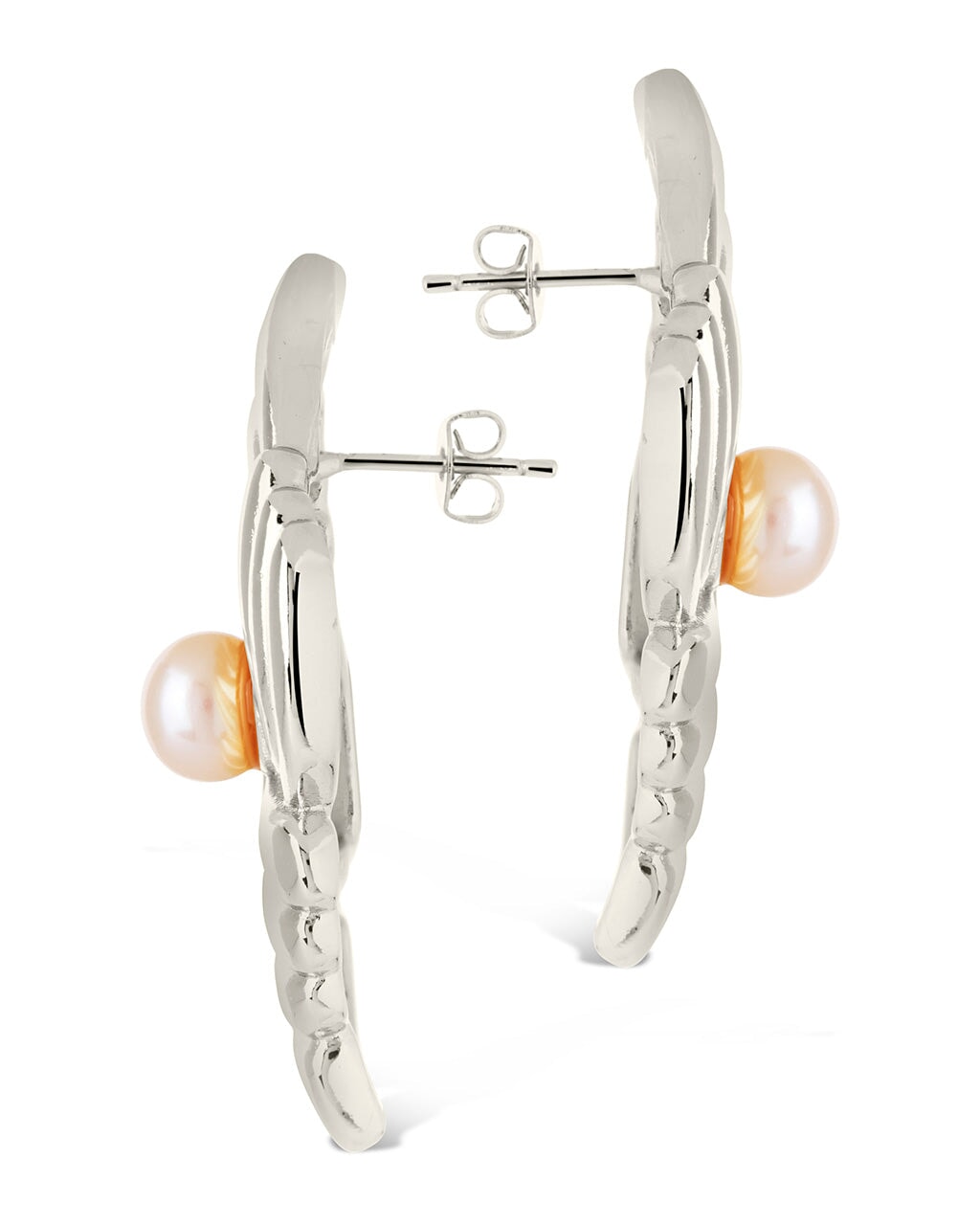 Fantaise Pearl Statement Stud Earrings