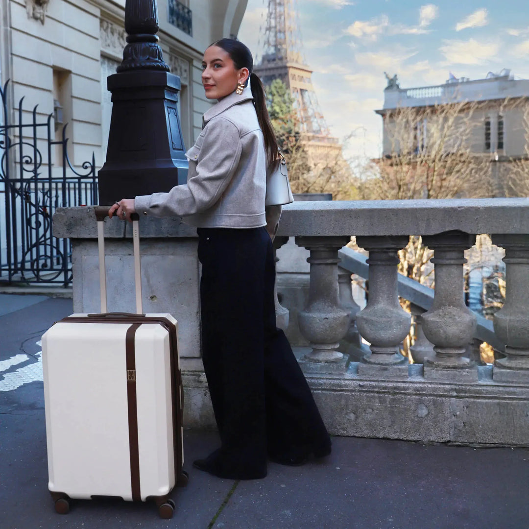 Luxe Journey 3 Piece Expandable Retro Luggage Set