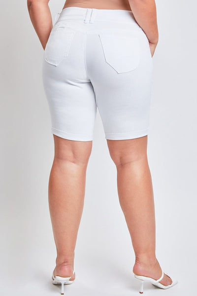 Women's Plus WannaBettaButt Cuffed Bermuda Shorts