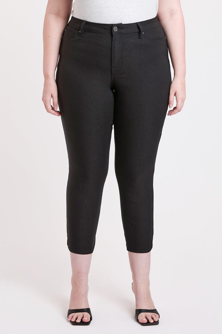 Women's Plus High Rise Hyperstretch Cropped Straight Pants