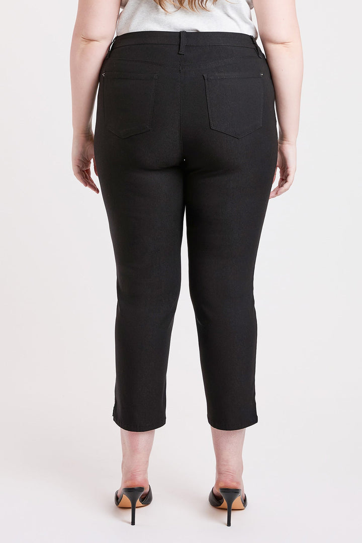 Women's Plus High Rise Hyperstretch Cropped Straight Pants