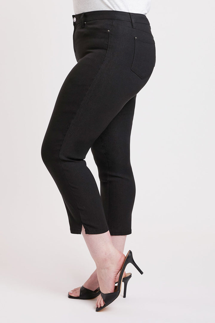 Women's Plus High Rise Hyperstretch Cropped Straight Pants