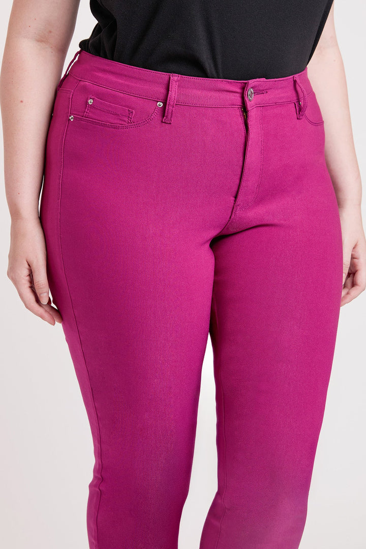 Women's Plus High Rise Hyperstretch Cropped Straight Pants