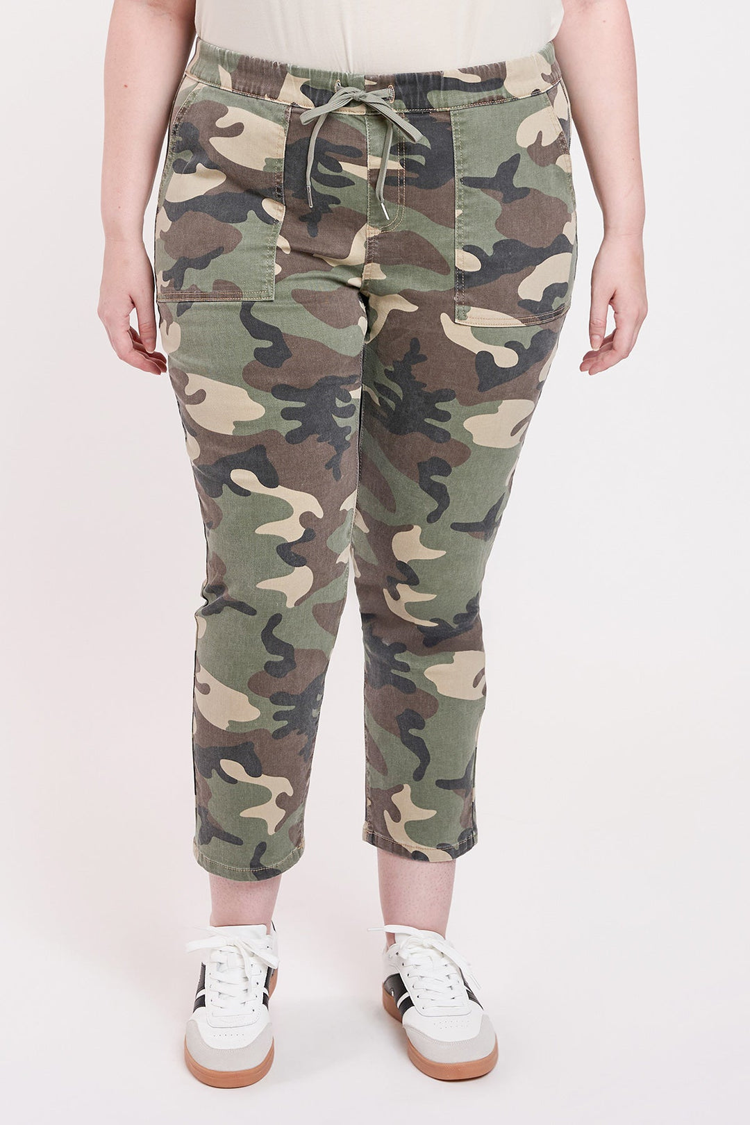 Women's Plus High Rise Pull On Straight  Jogger
