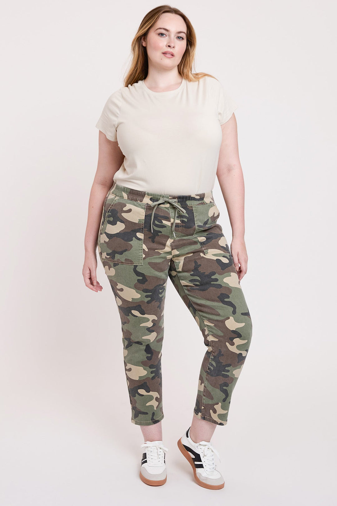 Women's Plus High Rise Pull On Straight  Jogger