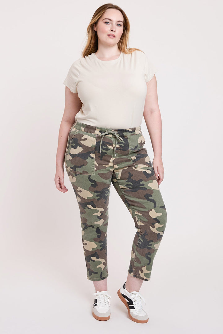 Women's Plus High Rise Pull On Straight  Jogger