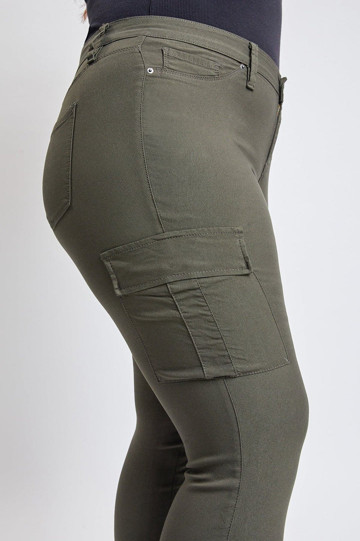 Women's Plus Hyperstretch Skinny Cargo Pants