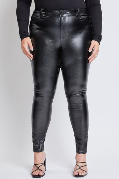 Women´s Plus High-Rise Metallic Hyperstretch Skinny Jean