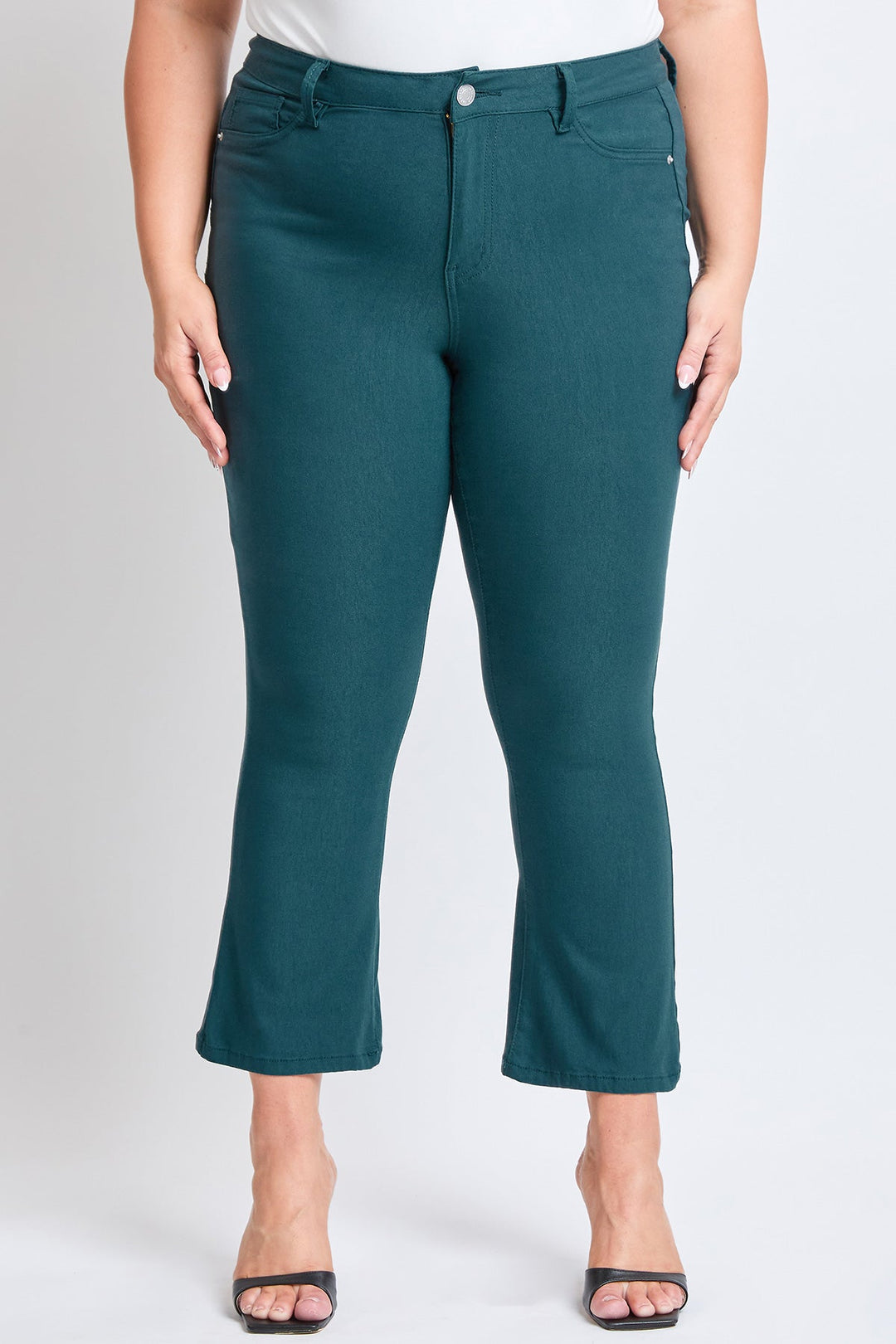 Women's Plus Hyperstretch Cropped Kick Flare Pants