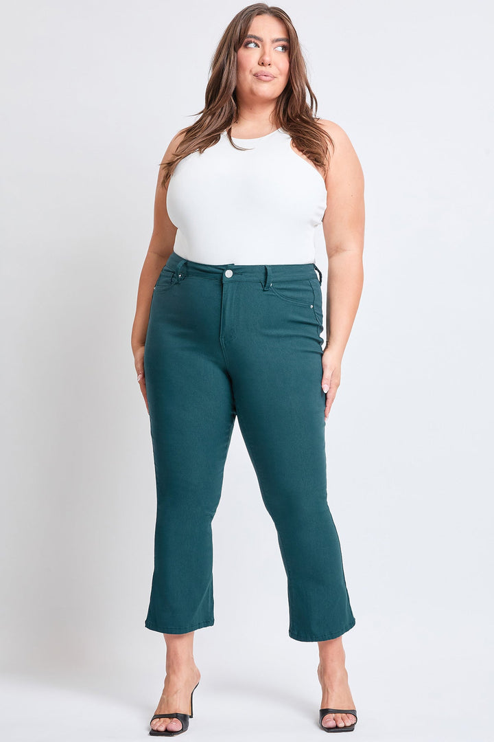 Women's Plus Hyperstretch Cropped Kick Flare Pants