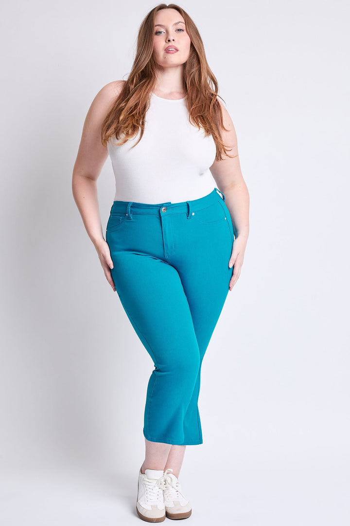 Women's Plus Hyperstretch Cropped Kick Flare Pants