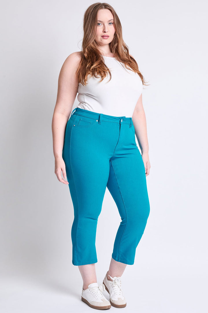 Women's Plus Hyperstretch Cropped Kick Flare Pants