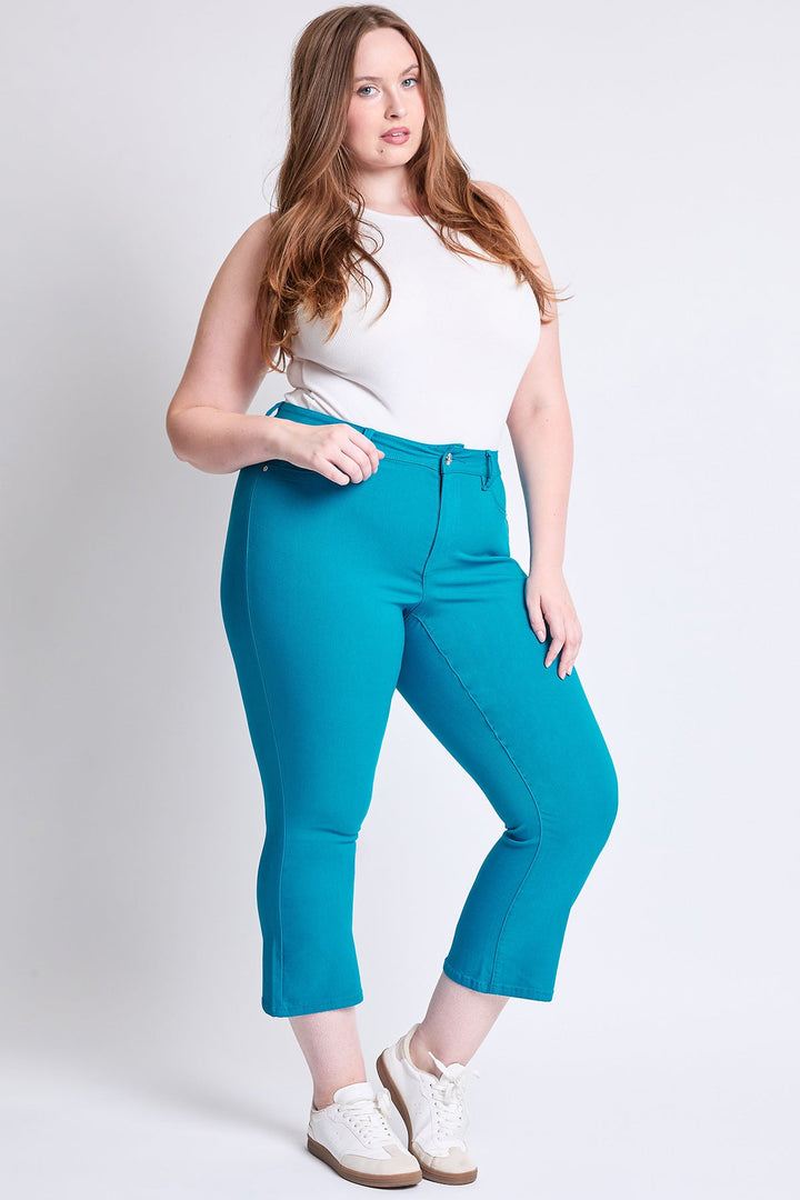 Women's Plus Hyperstretch Cropped Kick Flare Pants