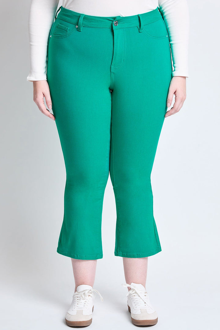 Women's Plus Hyperstretch Cropped Kick Flare Pants