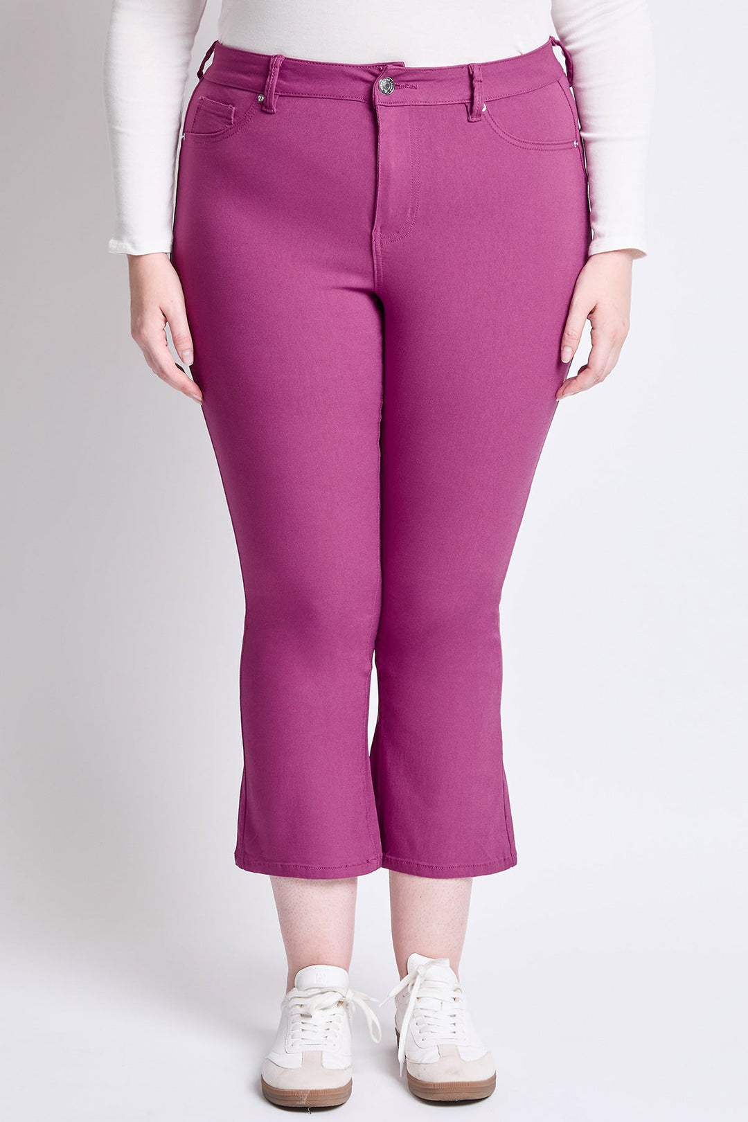 Women's Plus Hyperstretch Cropped Kick Flare Pants