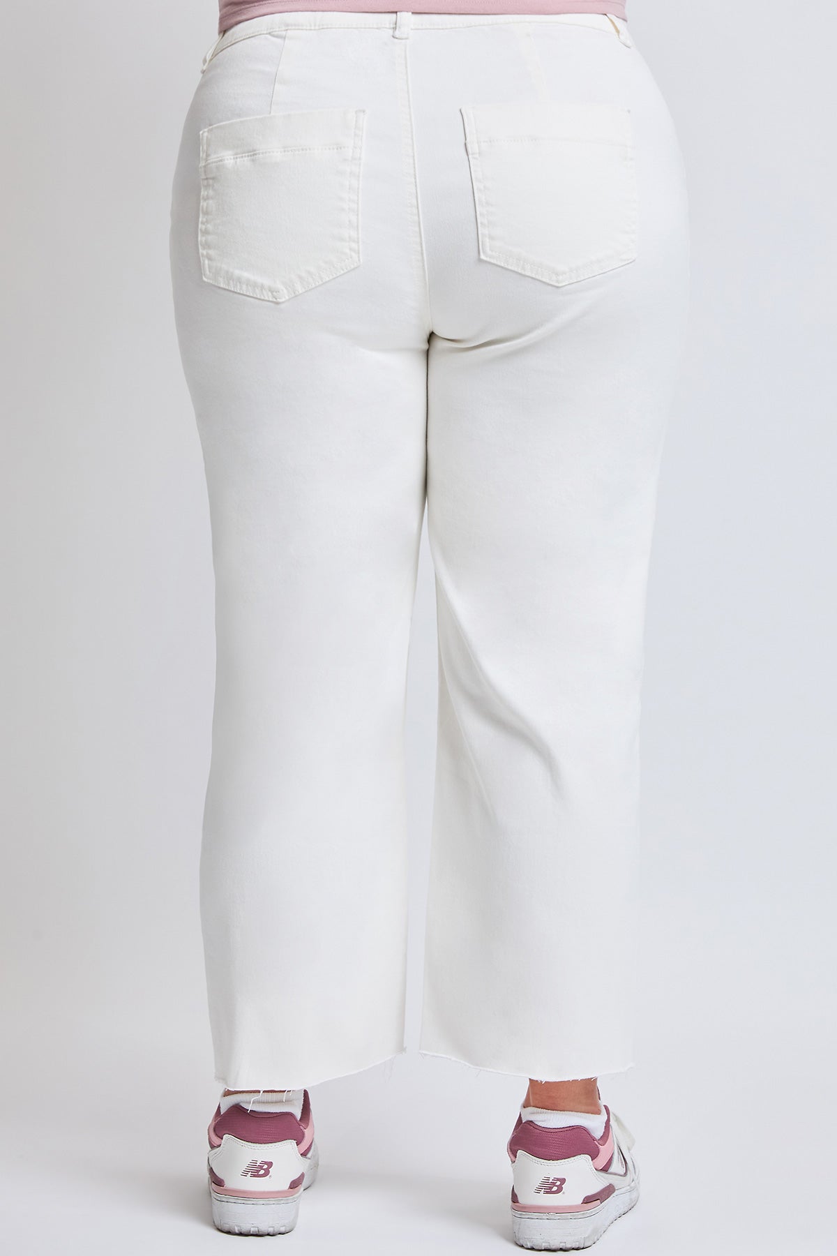 Women´s Plus High-Rise Cropped Hyperstretch Wide Leg Trouser