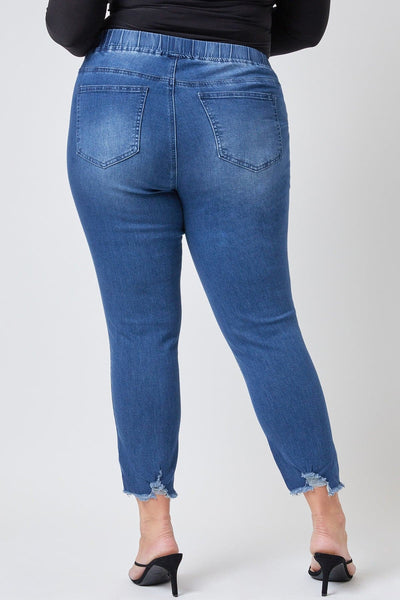 Women's Plus  Denim Ankle Jogger