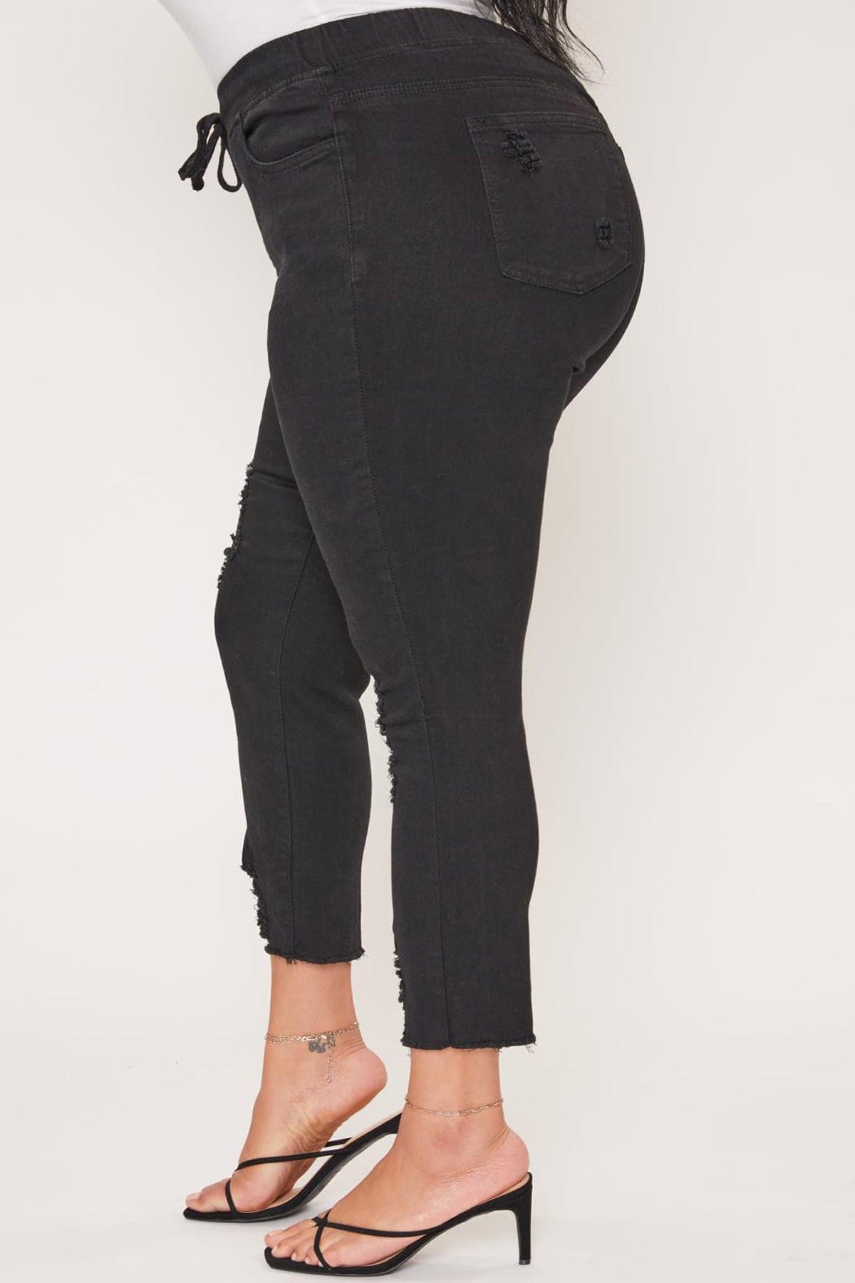 Women's Plus  Denim Ankle Jogger