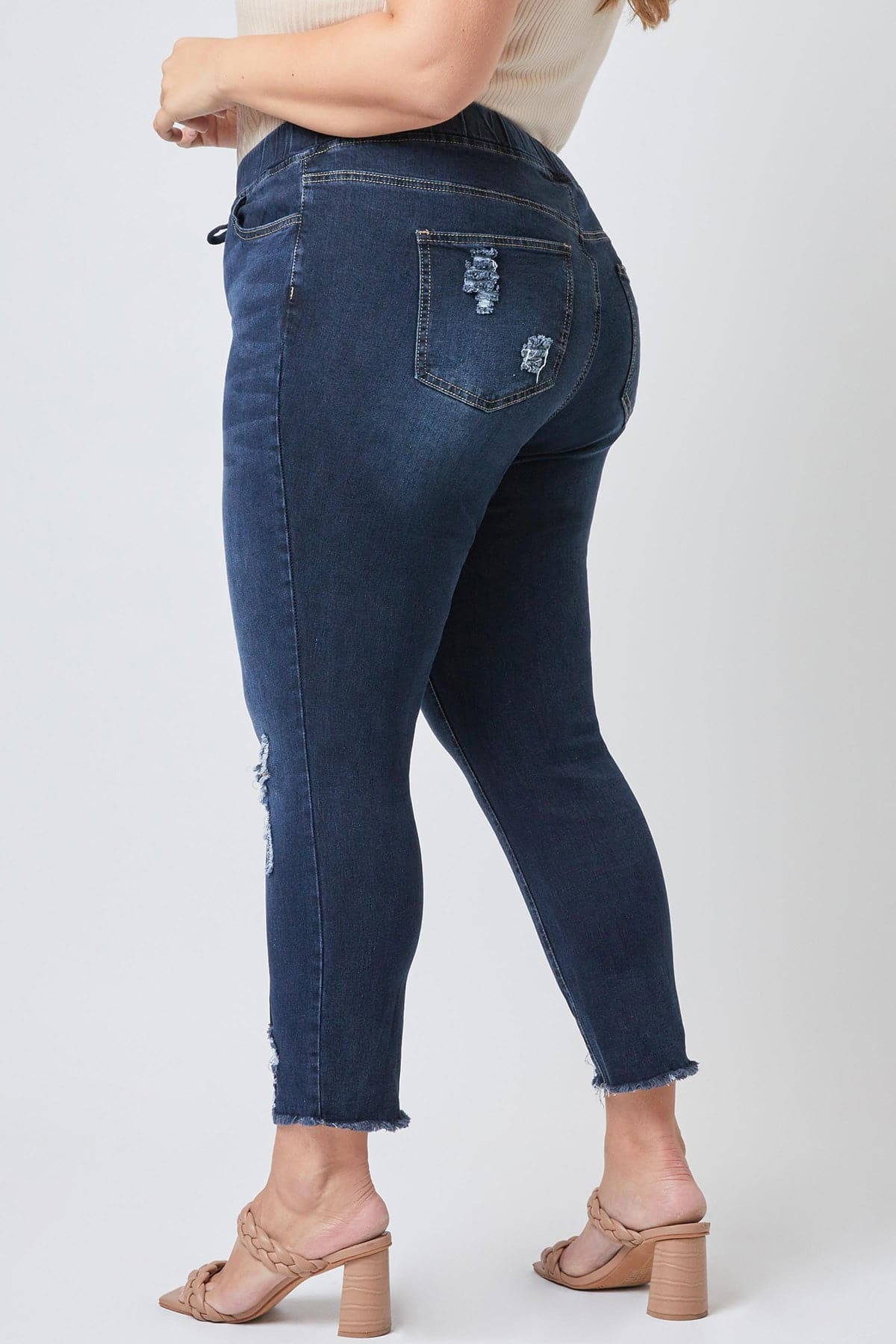 Women's Plus  Denim Ankle Jogger