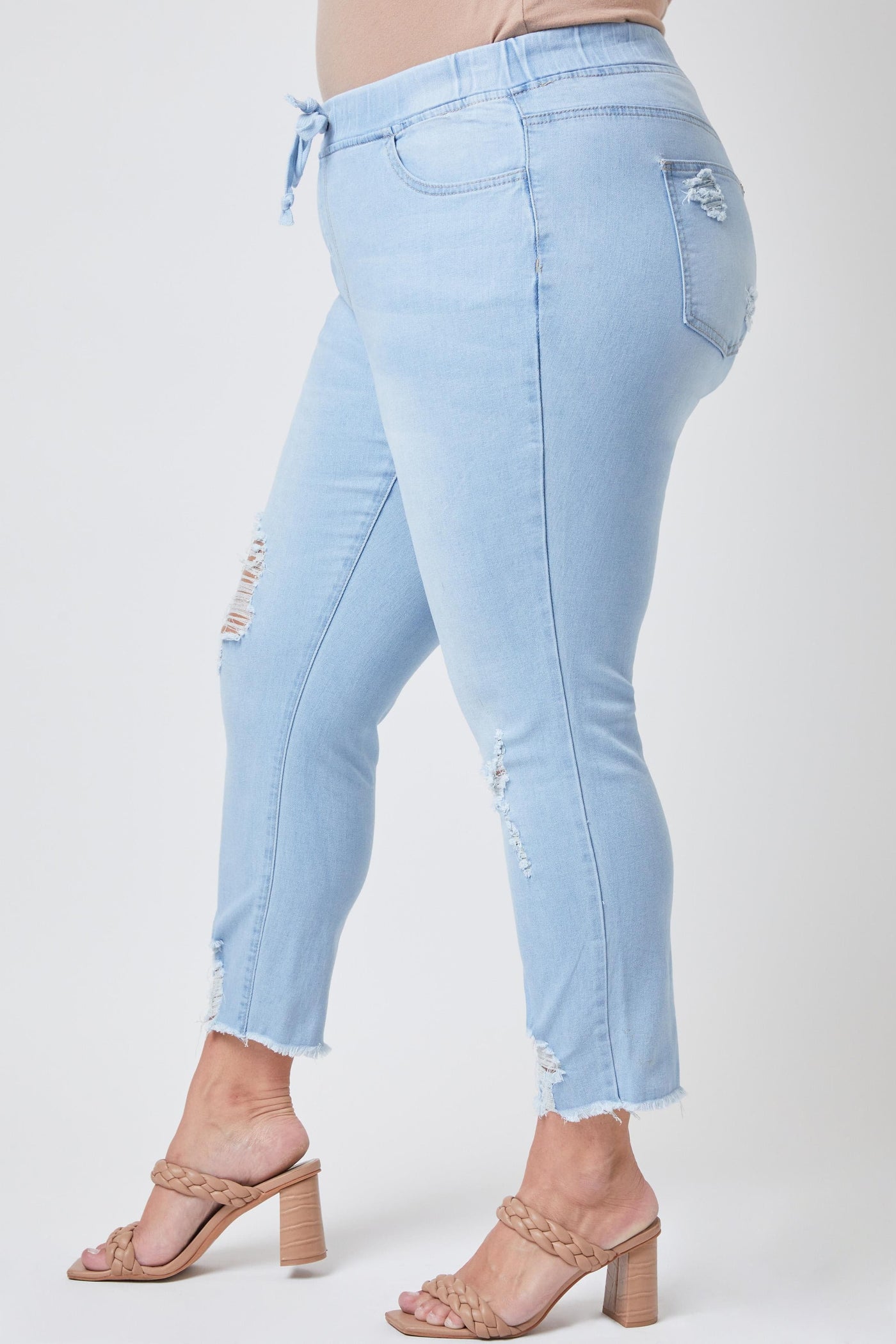 Women's Plus  Denim Ankle Jogger