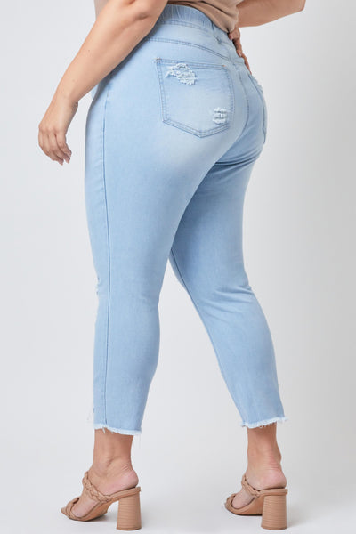 Women's Plus  Denim Ankle Jogger