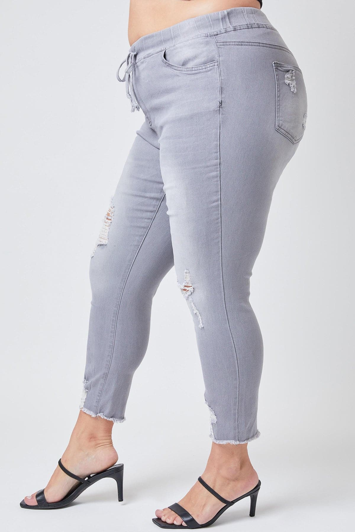 Women's Plus  Denim Ankle Jogger