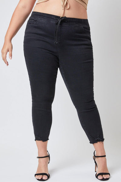 Women's Plus  Denim Ankle Jogger