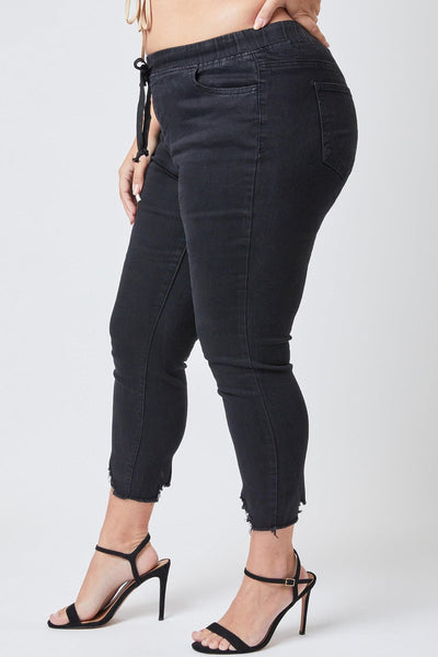 Women's Plus  Denim Ankle Jogger