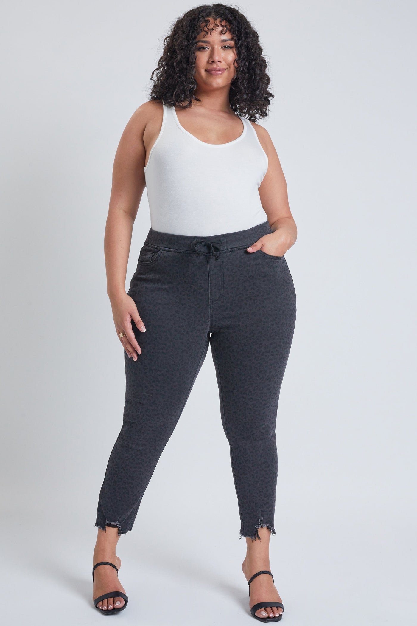 Women's Plus  Denim Ankle Jogger