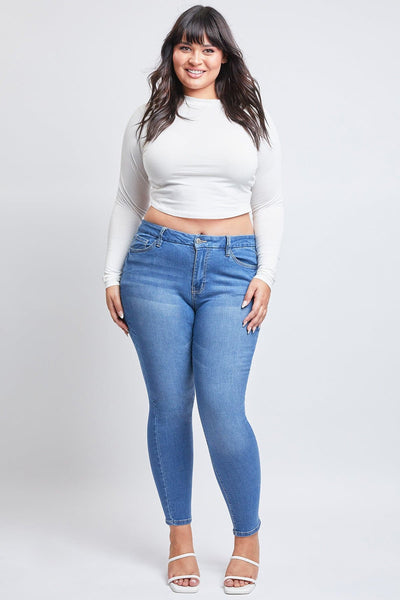 Women's Plus Size  Sustainable Curvy Fit  Skinny Jeans