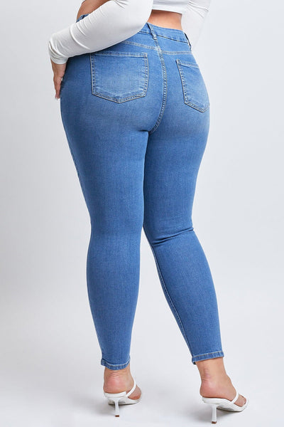 Women's Plus Size  Sustainable Curvy Fit  Skinny Jeans