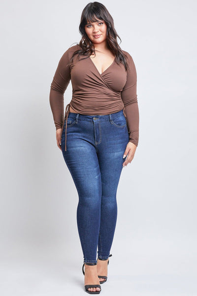 Women's Plus Size  Sustainable Curvy Fit  Skinny Jeans