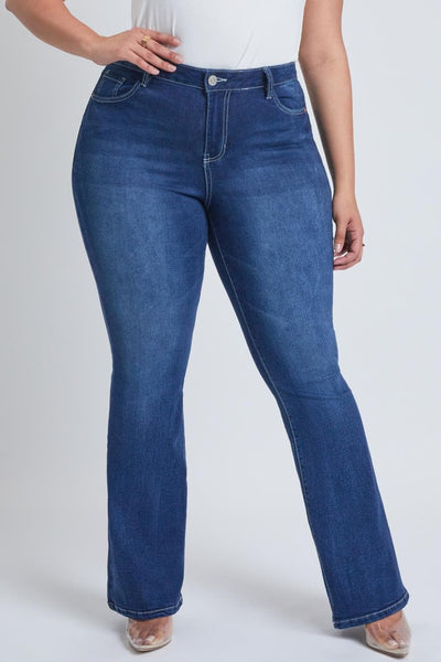 Women's Plus Size Basic Flare Jeans