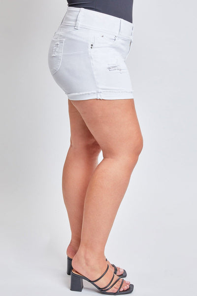 Women's Plus WannaBettaButt Mid Rise Shorts