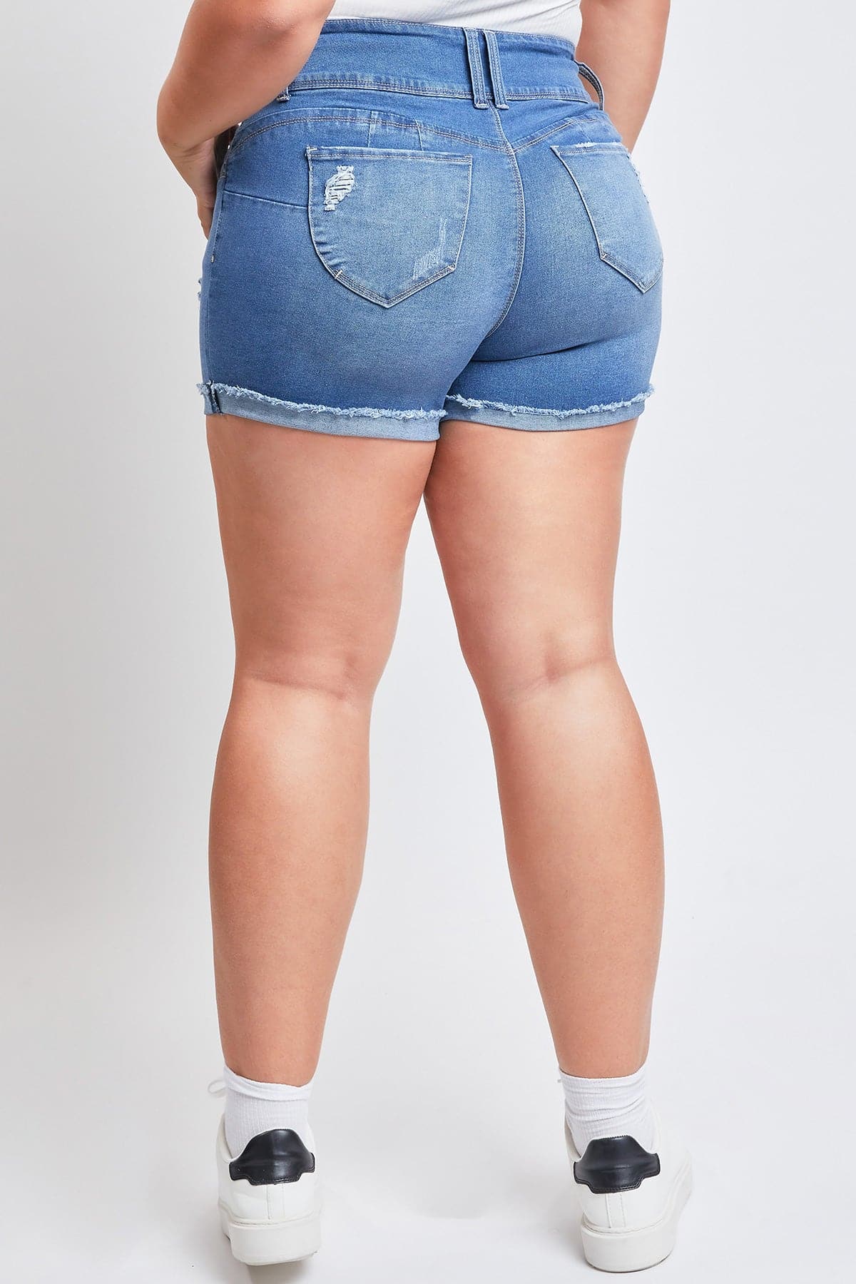 Women's Plus WannaBettaButt Mid Rise Shorts