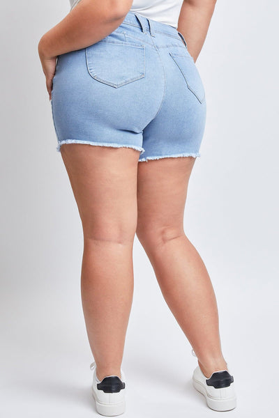 Women's Plus Size  WannaBettaButt  Fray Shorts